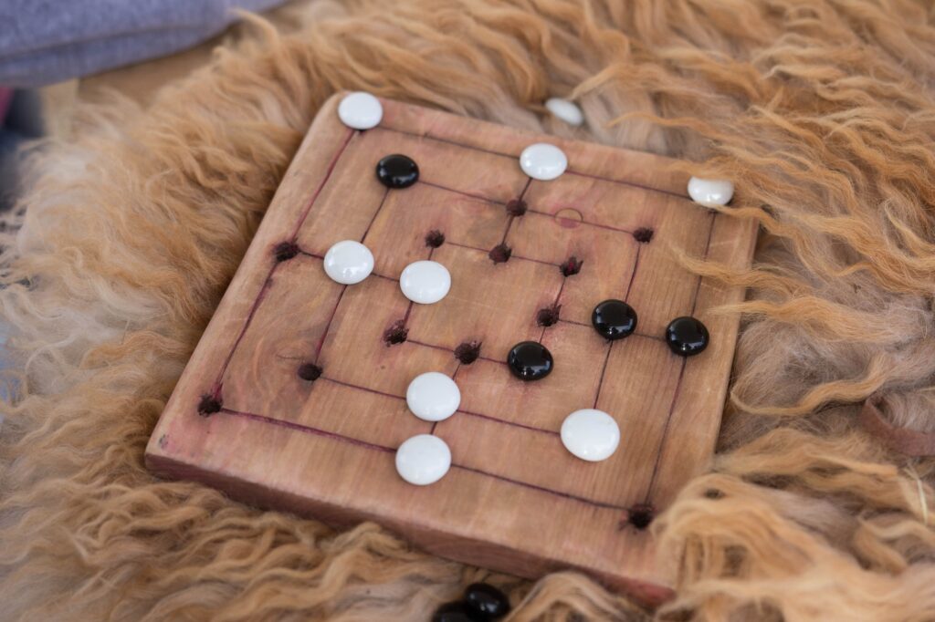 Chess go, traditional Chinese board game, digital detox